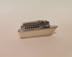 Very Rare Vintage Petrol Lighter ''HAZAR'', Gruiser Ship Boat 1960's Old Style Gift USSR
