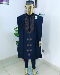 African men's 2piece Agbada outfit, stylish wedding dashiki, wedding suit for African men, Agbada outfit