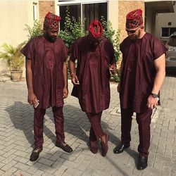 African groom's outfit, Unique wedding outfits for African men, Native Wedding suit, Groom's suit, African men styles