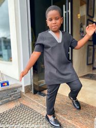 African Boy's outfits, Little man outfits, Boy ankara outfits, African male child outfits