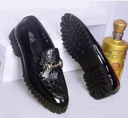 Men's Stylish Shoe, Modern black shoe for modern men, Bespoke Shoe for African men, hand-made solid shoe for solid men