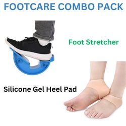 Auxiliary Board Foot Stretcher & Ankle Silicone Gel Heel Pad Pack(US Customers)