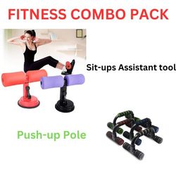 Fitness Push-up Pole &  push-ups Sit-ups Assistant tool Pack(US Customers)