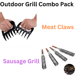 Barbecue Sausage Grill & Meat Claws Pack(US Customers)