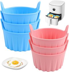 Silicone Air Fryer Egg Mold, Reusable Nonstick Air Fryer Egg Poacher, Silicone Cupcake Baking Cups (US customers)