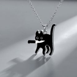 Trendy Silver Plated Alloy Charm Necklaces for Parties Anniversaries Engagements Gifts(US Customers)