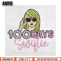 100 Days Swiftie Happy School Day Embroidery