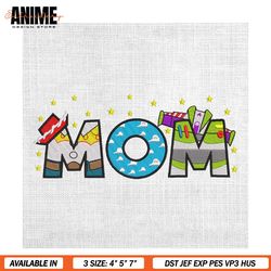 Mom Woody And Buzz Mother Day Embroidery