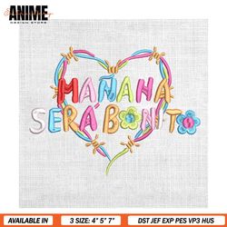 Manana Sera Bonita Bichota Season Album Embroidery