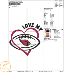Cardinals Embroidery Designs, Machine Embroidery Pattern -02 by HoklasPng