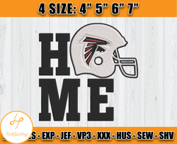 Atlanta Falcons Embroidery, NFL Falcons Embroidery, NFL Machine Embroidery Digital, 4 sizes Machine Emb Files -11-Hoklas