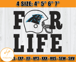 Panthers Embroidery, NFL Girls Embroidery, NFL Machine Embroidery Digital, 4 sizes Machine Emb Files -12 & Hoklas