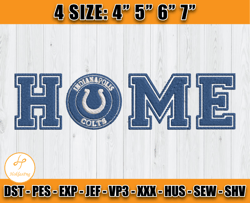 Indianapolis Colts Home Embroidery Design, Colts Embroidery, Football Embroidery, Machine Enbroidery