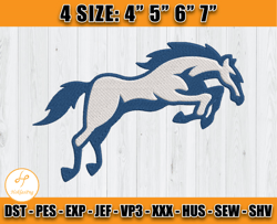 Indianapolis Colts NFL Horse, Indianapolis Colts embroidery, NFL embroidery, Machine Embroidery Pattern