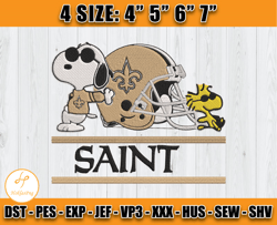 Saints Snoopy Embroidery Design, Snoopy Embroidery, New Orleans Saints Embroidery, Embroidery Patterns