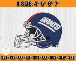 New York Giants Embroidery, Packers Embroidery File, Giants Logo, Sport Embroidery