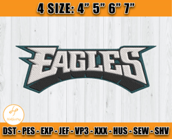 Philadelphia Eagles Embroidery Design, Brand Embroidery, Embroidery File, NFL Sport Embroidery