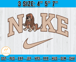 Nike Copper Machine Embroidery Files, The Fox and the Hound Embroidery