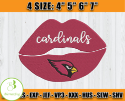 Cardinals Embroidery, NFL Cardinals Embroidery, NFL Machine Embroidery Digital, 4 sizes Machine Emb Files - 04 - Biernat