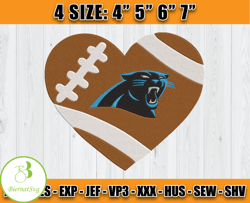 Panthers Embroidery, Embroidery, NFL Machine Embroidery Digital, 4 sizes Machine Emb Files -17 & BiernatSvg