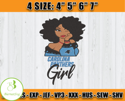 Panthers Embroidery, Betty Boop Embroidery, NFL Machine Embroidery Digital, 4 sizes Machine Emb Files -20 & BiernatSvg