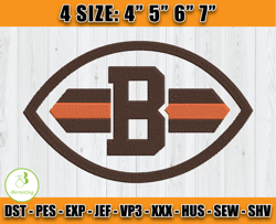 Cleveland Browns Logo Embroidery, Browns Embroidery Design, Logo sport embroidery by BiernatSvg