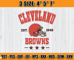 Cleveland Browns Football Embroidery Design, Brand Embroidery, NFL Embroidery File, Logo Shirt 20