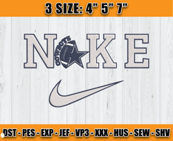 Dallas Cowboys Nike Embroidery Design, Brand Embroidery, NFL Embroidery File, Logo Shirt 122