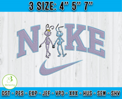 Nike x Atta and Flik Embroidery, Nike x A Bug's Life Embroidery, embroidery Design File