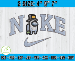 Nike x Among Us Embroidery, Nike Disney Embroidery, Embroidery desing file