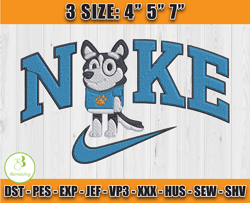Nike X Bluey embroidery embroidery, Bluey Character embroidery, embroidery machine