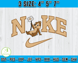 Nike Chip Embroidery, Disney Nike Embroidery Design, Machine embroidery pattern
