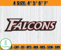 Atlanta Falcons Embroidery, NFL Falcons Embroidery, NFL Machine Embroidery Digital, 4 sizes Machine Emb Files-27-IzumiPn