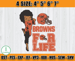 Cleveland Browns Embroidery Design, Browns Embroidery, Sport Embroidery, Football Embroidery