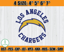 Chargerss Logo Embroidery, Logo NFL Embroidery, NFL Embroidery, Embroidery Design files