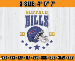 Buffalo Bills Football Embroidery Design, Brand Embroidery, NFL Embroidery File, Logo Shirt 50