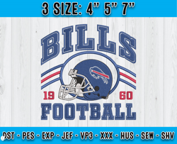 Buffalo Bills Football Embroidery Design, Brand Embroidery, NFL Embroidery File, Logo Shirt 82