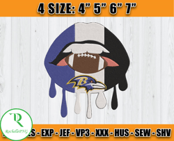 Ravens Embroidery, NFL Ravens Embroidery, NFL Machine Embroidery Digital, 4 sizes Machine Emb Files - 07-Rochelle
