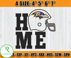 Ravens Embroidery, NFL Ravens Embroidery, NFL Machine Embroidery Digital, 4 sizes Machine Emb Files -15-Rochelle