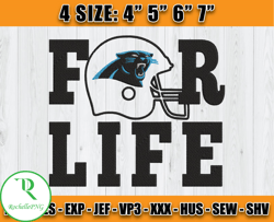 Panthers Embroidery, NFL Girls Embroidery, NFL Machine Embroidery Digital, 4 sizes Machine Emb Files -12 & Rochelle