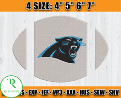 Panthers Embroidery, Embroidery, NFL Machine Embroidery Digital, 4 sizes Machine Emb Files -15 & Rochelle