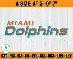 Miami Dolphins Embroidery Pattern, NFL Dolphins Embroidery Designs, NFL Logo Embroidery Files