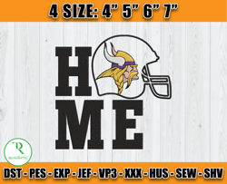 Minnesota Vikings Home embroidery design, Minnesota Vikings embroidery, NFL embroidery, Logo sport embroidery