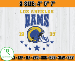Los Angeles Rams Football Embroidery Design, Brand Embroidery, NFL Embroidery File, Logo Shirt 40