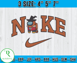 Nike Aiden Embroidery, Among Us Embroidery, Embroidery pattern