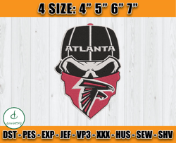 Atlanta Falcons Embroidery, NFL Falcons Embroidery, NFL Machine Embroidery Digital, 4 sizes Machine Emb Files -01-Lewis