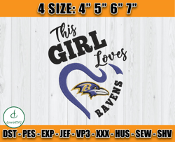 Ravens Embroidery, NFL Ravens Embroidery, NFL Machine Embroidery Digital, 4 sizes Machine Emb Files - 04-Lewis