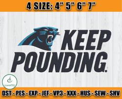 NFL Panthers Embroidery, NFL Machine Embroidery Digital, 4 sizes Machine Emb Files - 04 Lewis