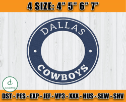 Dallas Cowboys Embroidery Design, Logo NFL Embroidery, Sport Embroidery, Embroidery Patterns