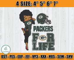 Betty Boop Embroidery File, Football Embroidery